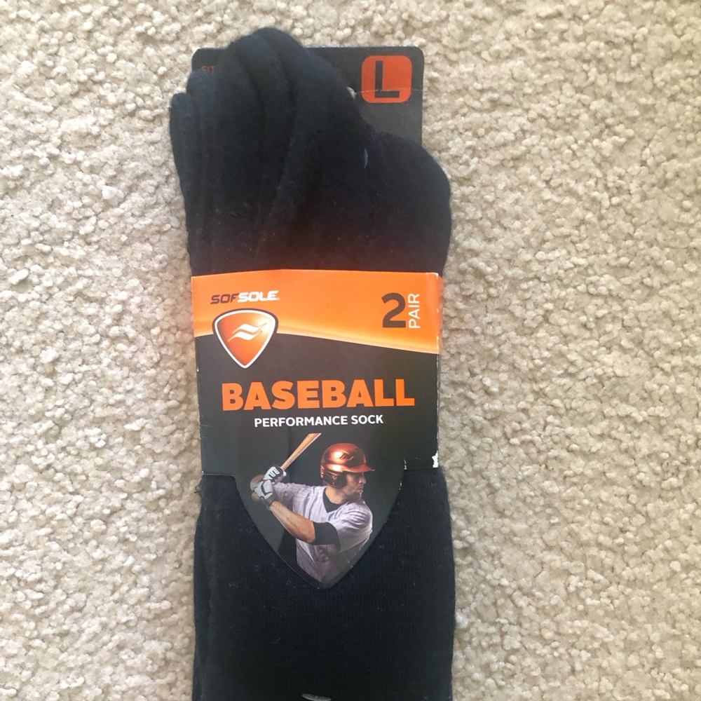 SOFSOLE Baseball Performance Sock - 2 pair